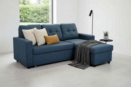 Convertible L Shaped Sectional Sleeper Sofa Bed