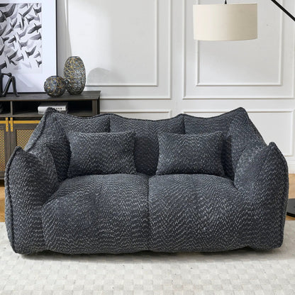 Comfortable Dual Beanbag Chair and Foam Core