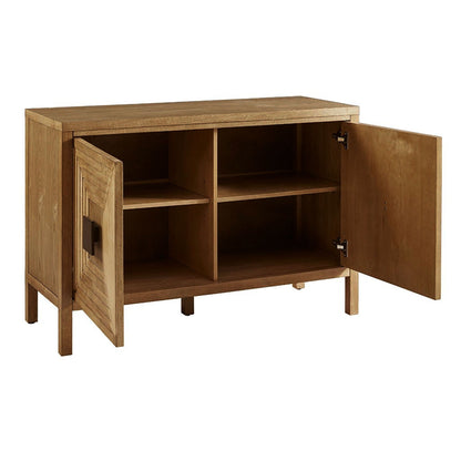 Accent Cabinet With Adjustable Shelves - Natural wood finish by HouseOfZazla on Tampa Home & Garden Store