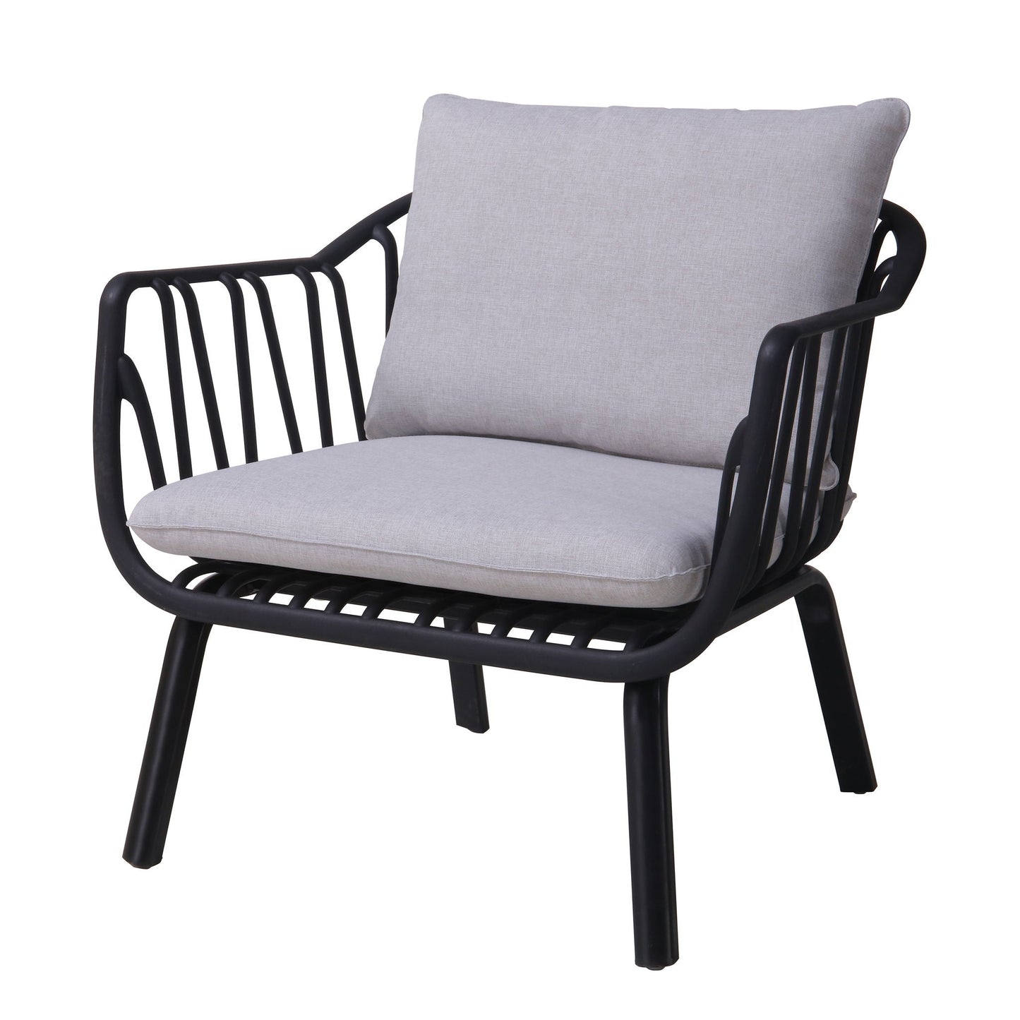 Huron Outdoor Resin Club Chair Set of Two