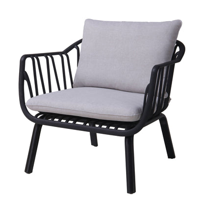 Huron Outdoor Resin Club Chair Set of Two