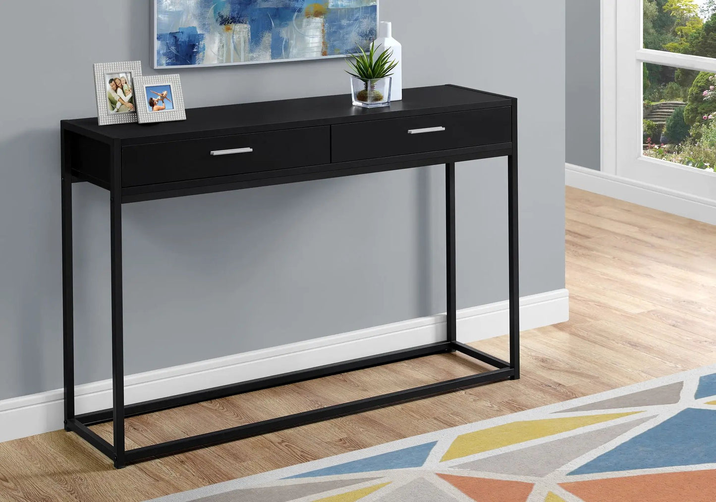 Accent Console Table for Entryway with Drawers