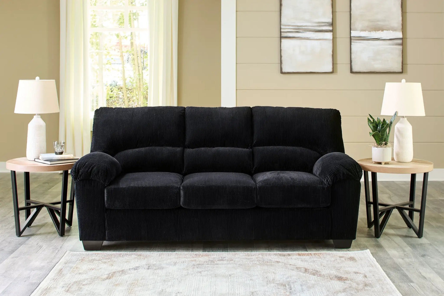 SimpleJoy Sofa Sand Corduroy for Cozy Living
