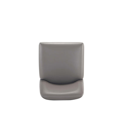 Serena Counter Stool gray bonded leather upholstery high-back 24–27 in by HouseOfZazla on Tampa Home & Garden Store