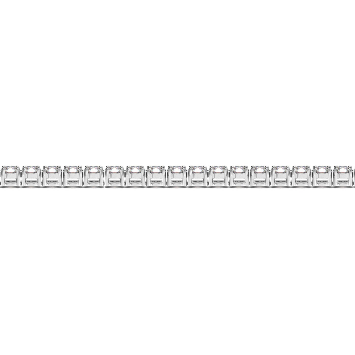 Lab Grown Round Diamond Tennis Bracelet in 14k White Gold, 7 cctw F/G VS2/SI1 by Bids.com on Tampa Home & Garden Store