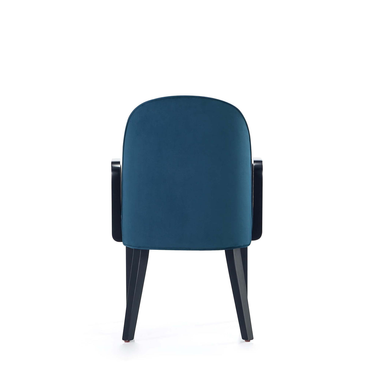 Modern Upholstered Beech And Wooden Armchair
