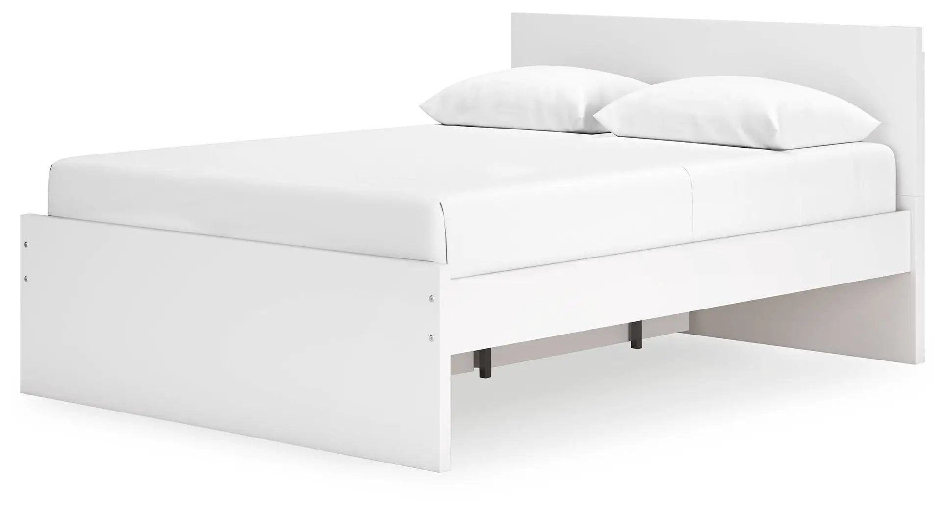 Onita Panel Platform Bed white storage bed by Unique Piece Furniture on Tampa Home & Garden Store