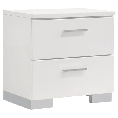 August Queen Panel Bedroom Set and LED Lights