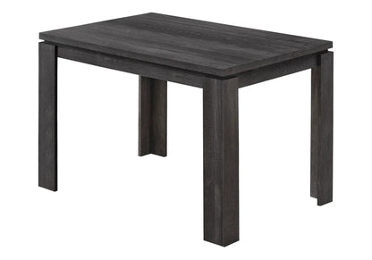Rectangular small dining table in dark wood with grain and square legs by Unique Piece Furniture on Tampa Home & Garden Store