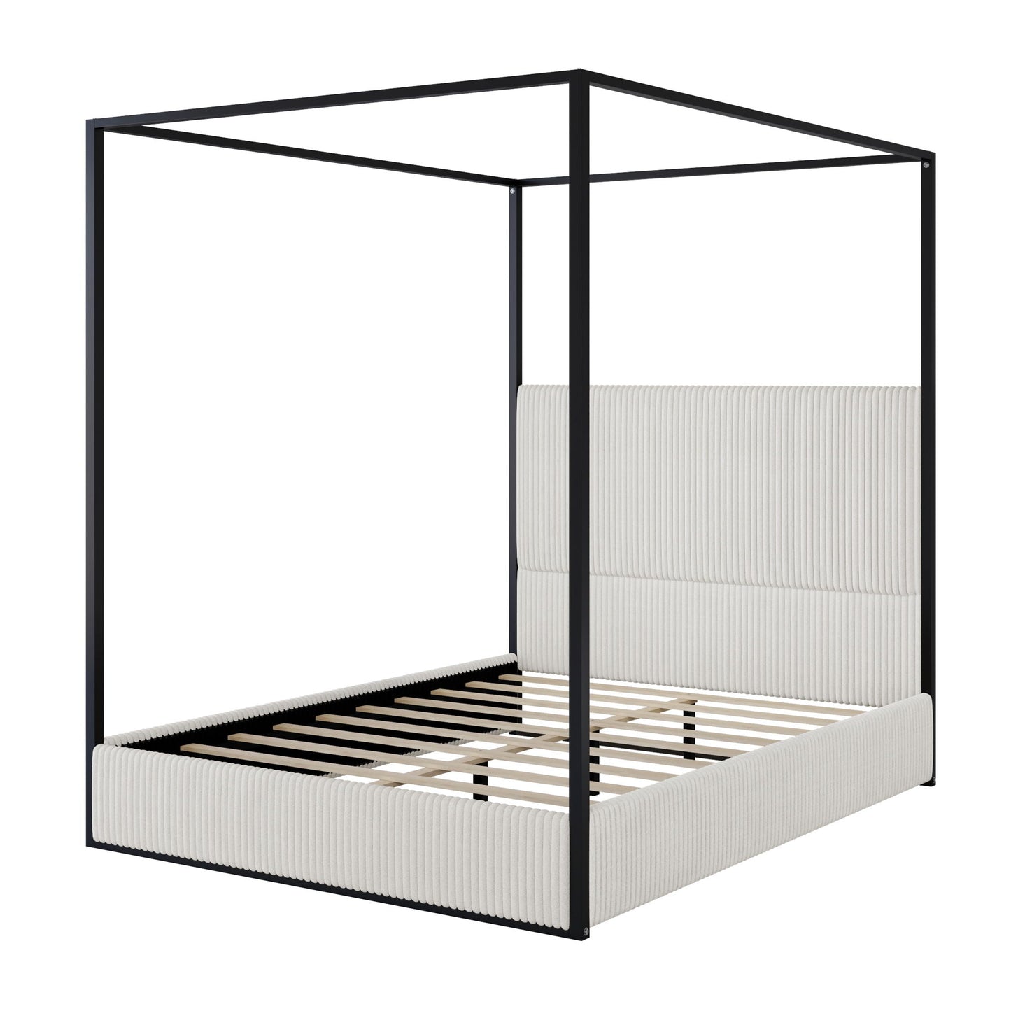 Modern Metal Canopy Bed And Four Poster Frame