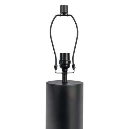 Aura table lamp black block base with curved metal arms on/off switch Unique Piece Furniture on Tampa Home & Garden Store