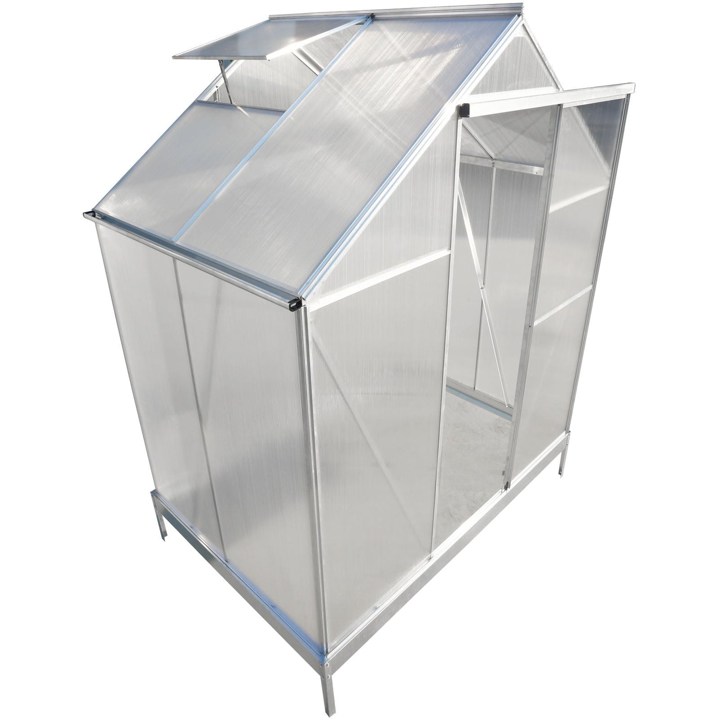 Heavy Duty Polycarbonate Greenhouse Kit and Door