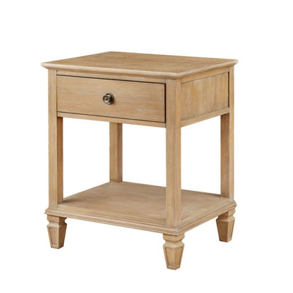 Victoria Bedside Table With Drawer and Shelf