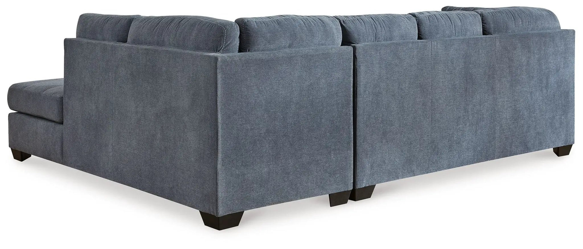 Marleton sleeper sectional in blue-gray by Unique Piece Furniture with plush cushions on Tampa Home & Garden Store
