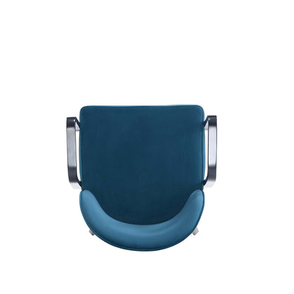 Modern Upholstered Beech And Wooden Armchair