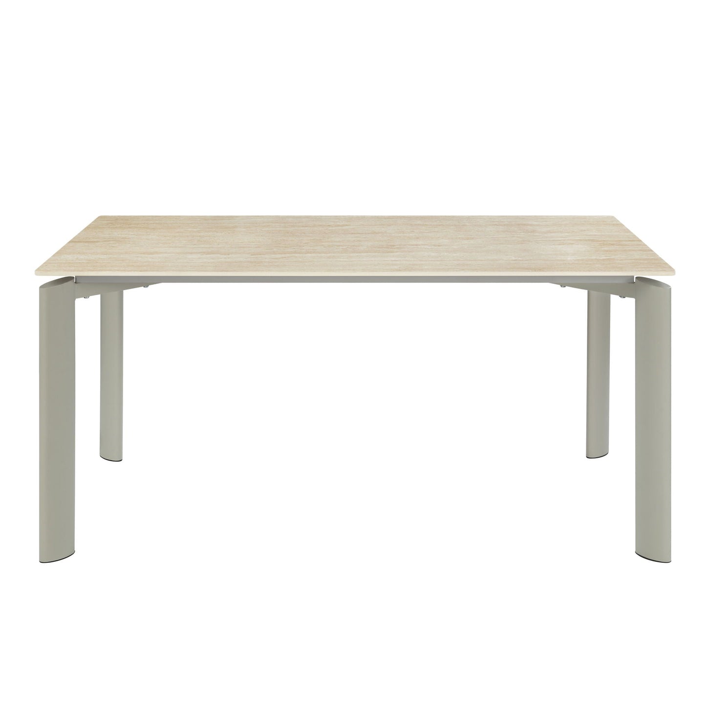 Ingram Ceramic Top Dining Table light gray ceramic top with metal legs by HouseOfZazla on Tampa Home & Garden Store
