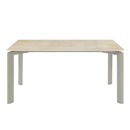 Ingram Ceramic Top Dining Table light gray ceramic top with metal legs by HouseOfZazla on Tampa Home & Garden Store