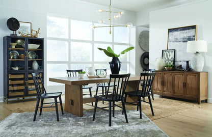 Lindon Dark Dining Side Chair Set of 2 Dark Brown