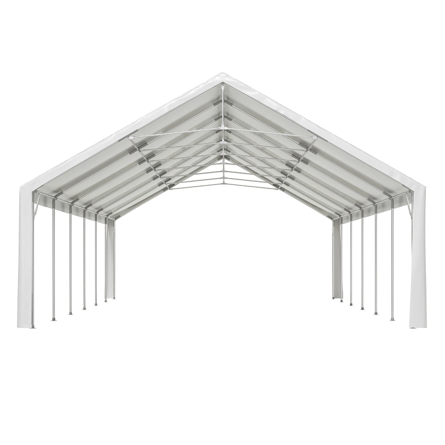 20x40ft heavy duty party tent with removable sidewalls, white steel frame HouseOfZazla canopies on Tampa Home & Garden Store