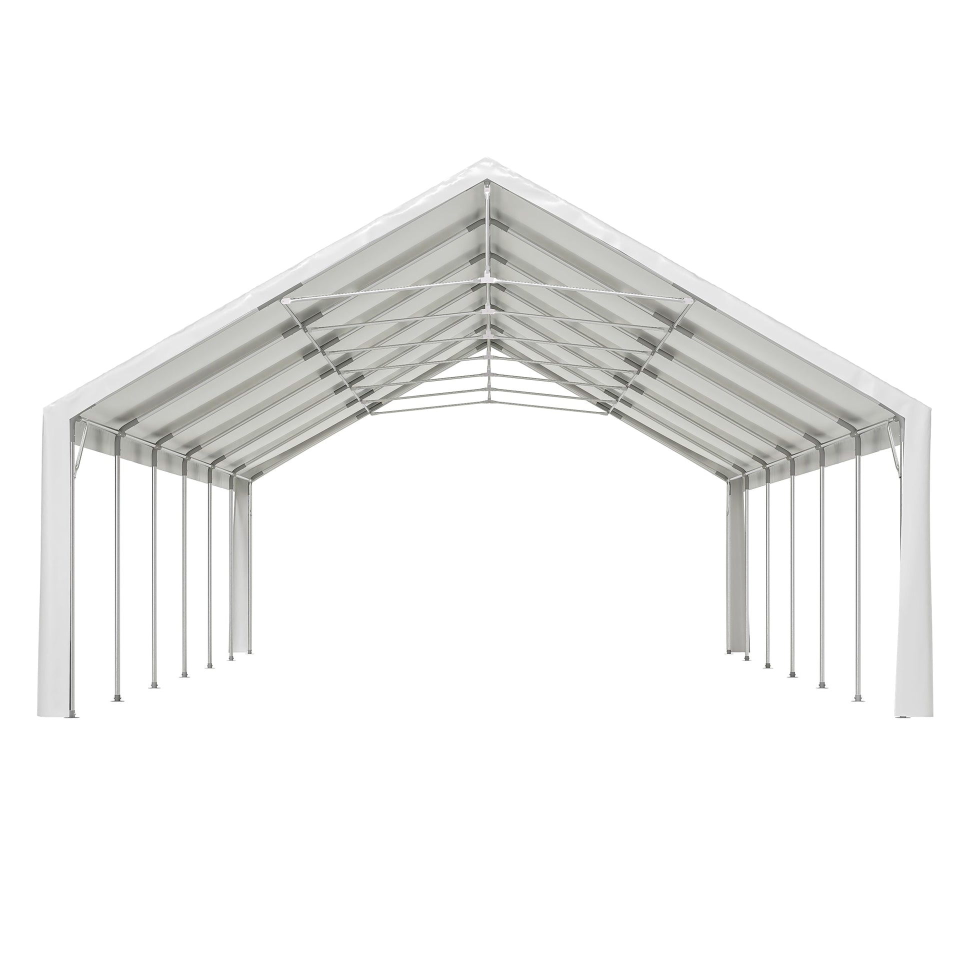 20x40ft heavy duty party tent with removable sidewalls, white steel frame HouseOfZazla canopies on Tampa Home & Garden Store