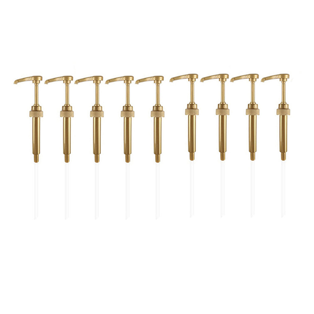 Premium Gold Syrup Pump for Cocktail Drinks