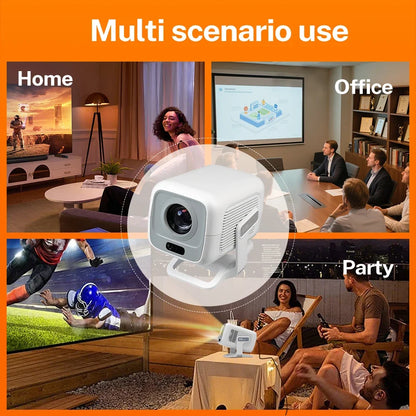 LYNCast X3AR Outdoor Projector white 4K 500ANSI WiFi6 Bluetooth5.4 on Tampa Home & Garden Store