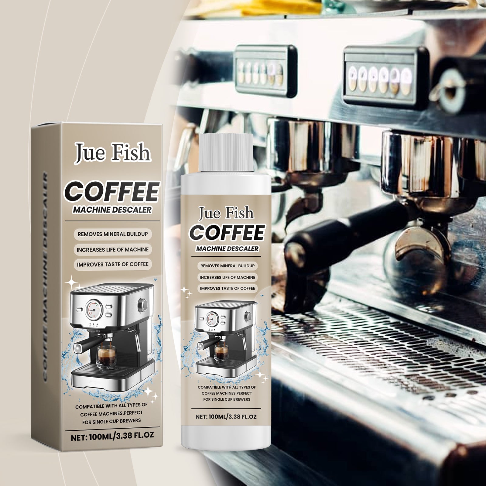 Coffee Machine Scale Remover, Coffee Machine Special Detergent Scale Stain Cleaning And Refurbishing Agent - Tampa Home & Garden Store