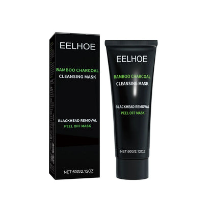 EELHOE Bamboo Charcoal Cleansing Mask by Silcy Skin, black box and tube, peel-off mask on Tampa Home & Garden Store