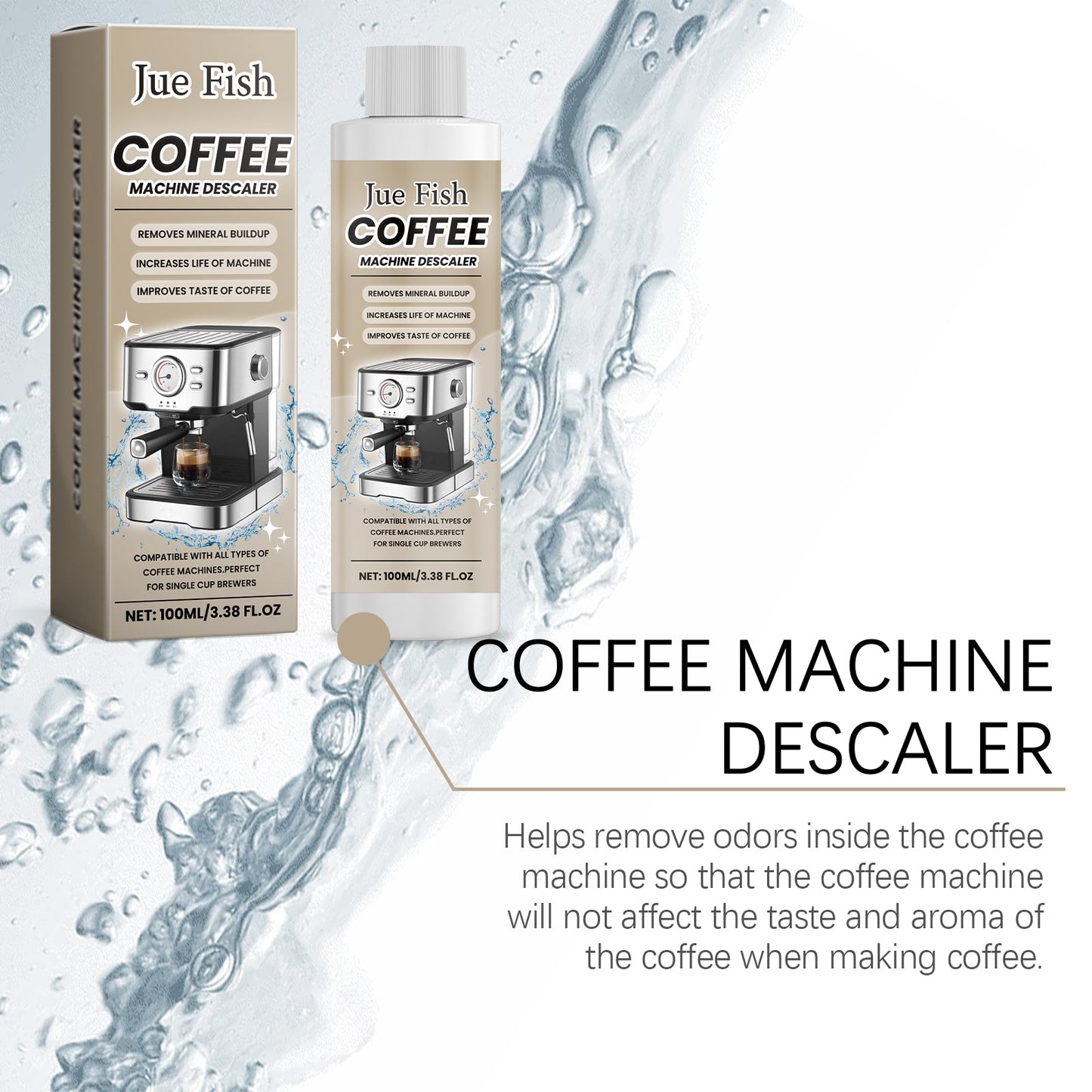 Coffee Machine Scale Remover, Coffee Machine Special Detergent Scale Stain Cleaning And Refurbishing Agent - Tampa Home & Garden Store
