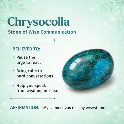 Chrysocolla bracelet by Conscious Items with rare Peruvian blue-green gemstone on Tampa Home & Garden Store
