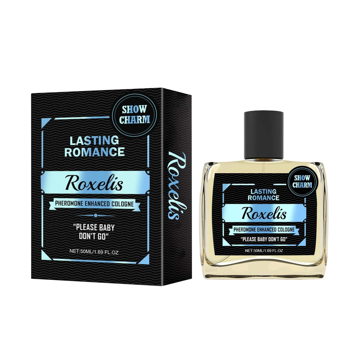 Roxelis 50ml pheromone cologne two-piece bottle and box Silcy Skin on Tampa Home & Garden Store