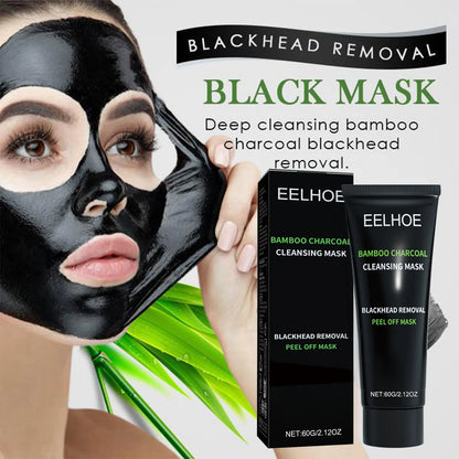 Eelhoe Bamboo Charcoal Blackhead Remover Mask by Silcy Skin, peel-off for deep cleansing pores on Tampa Home & Garden Store
