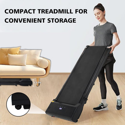 Portable treadmill with remote control, a 240 pound walking and jogging machine, and a black capacity - Tampa Home & Garden Store