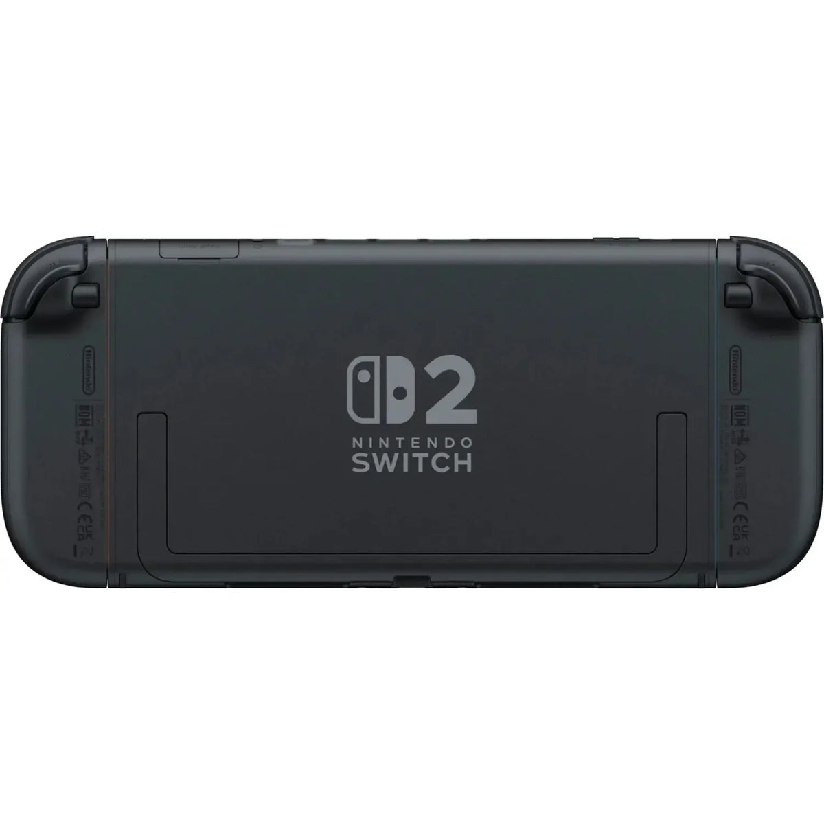 Nintendo Switch 2 console with dark gray Joy-Con controllers back logo on Tampa Home & Garden Store