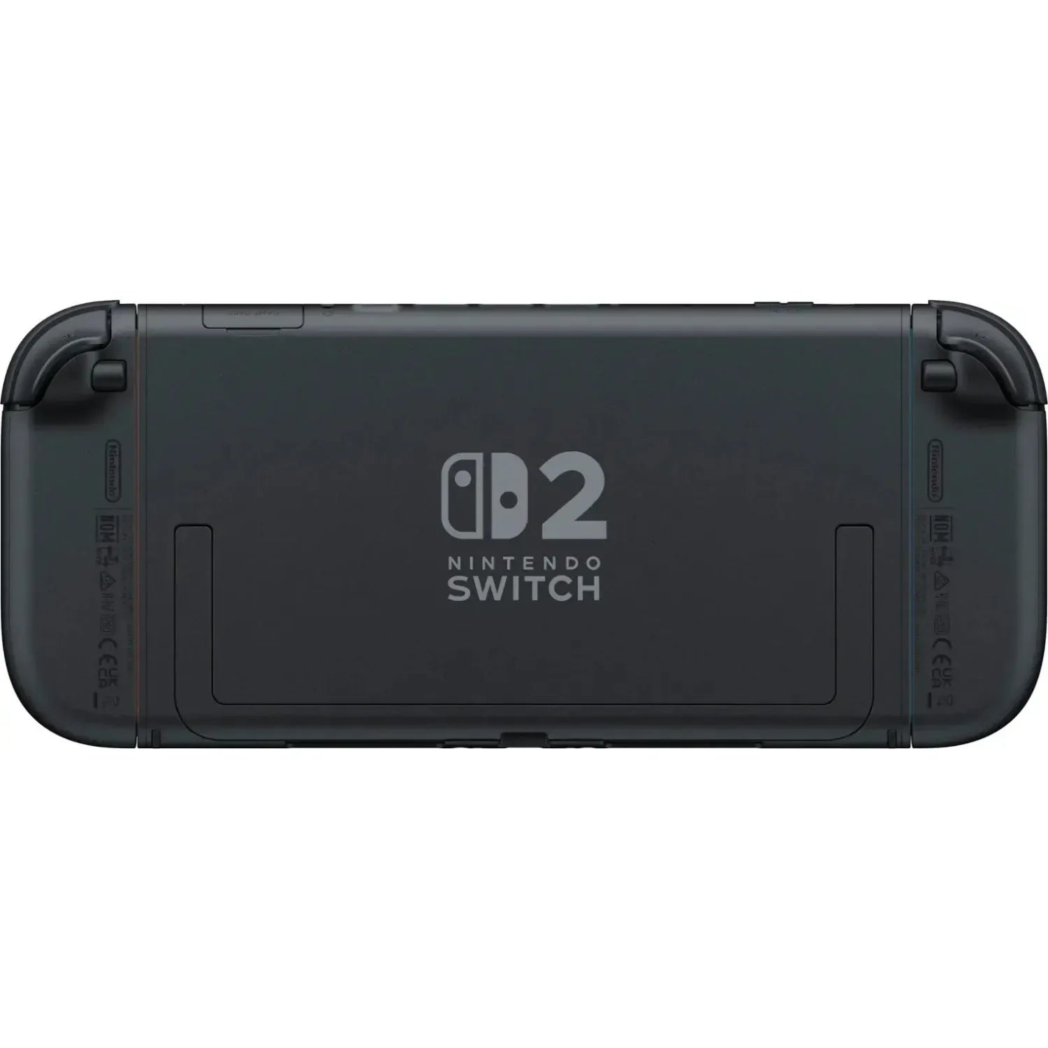 Nintendo Switch 2 console with dark gray Joy-Con controllers back logo on Tampa Home & Garden Store