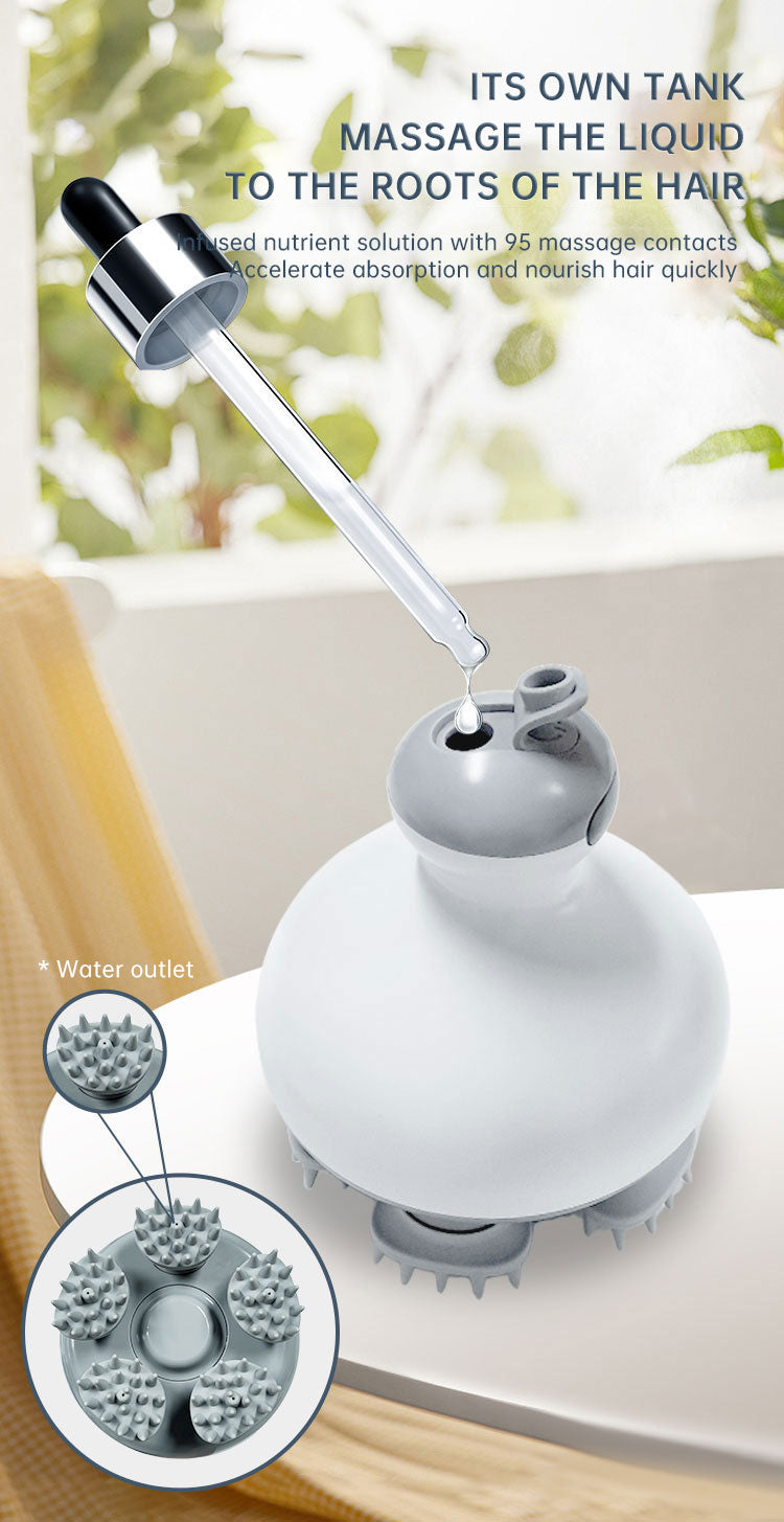 Head Massage Health Care Antistress Relax Body Massagem Deep Tissue Electric Vibrating Head Massager Hair Scalp Massager - Tampa Home & Garden Store