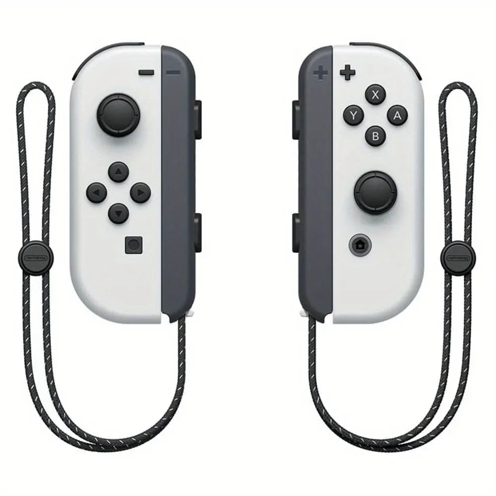 Nintendo Switch OLED Console Bundle with Mario Kart 8 Deluxe, white two Joy-Cons and straps on Tampa Home & Garden Store