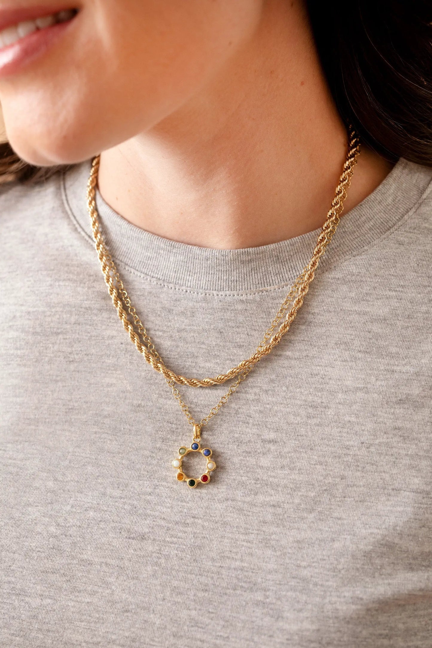 I Love You Hidden Message Acrostic Necklace