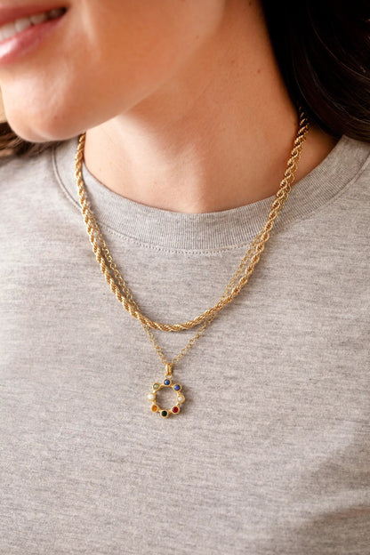 I Love You Hidden Message Acrostic Necklace