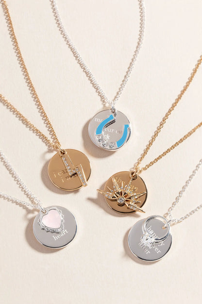 Happily Ever After Duo Charm Pendant Necklace