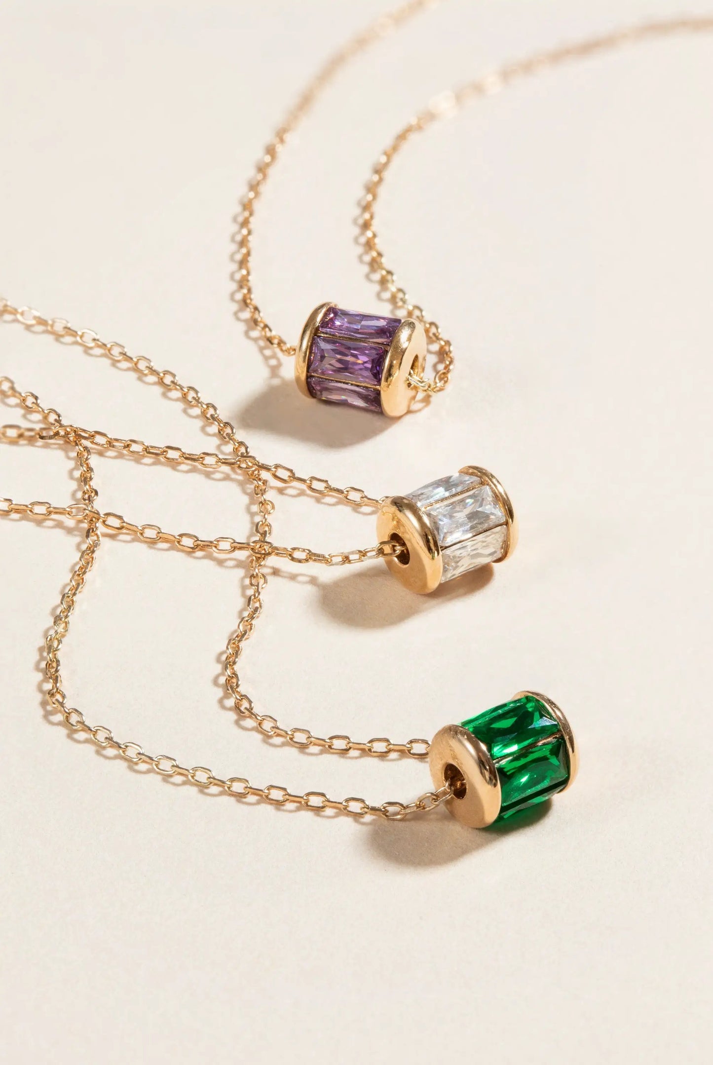 February Birthstone Amethyst Pendant Necklace