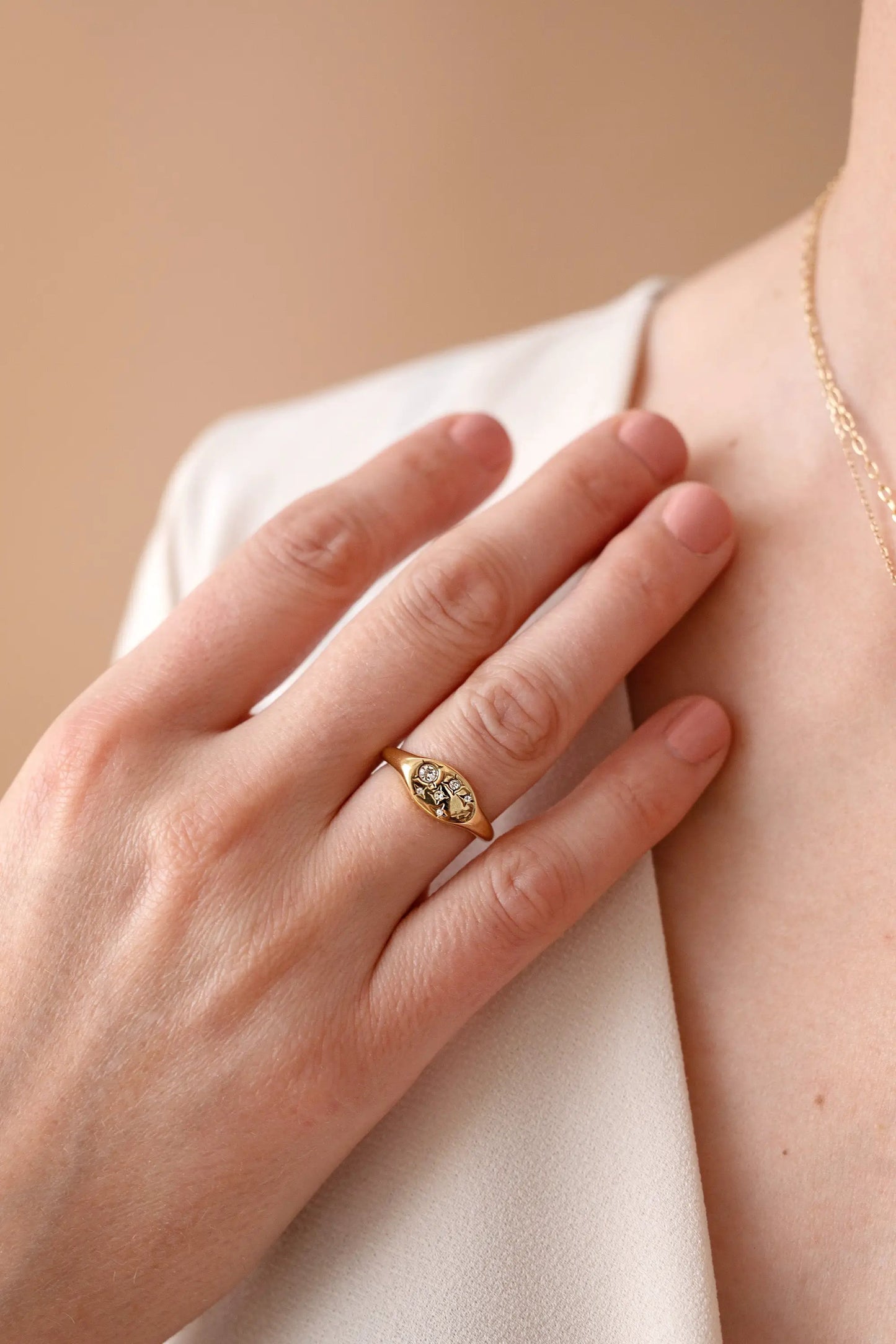 Sagittarius Zodiac Signet Ring Constellations