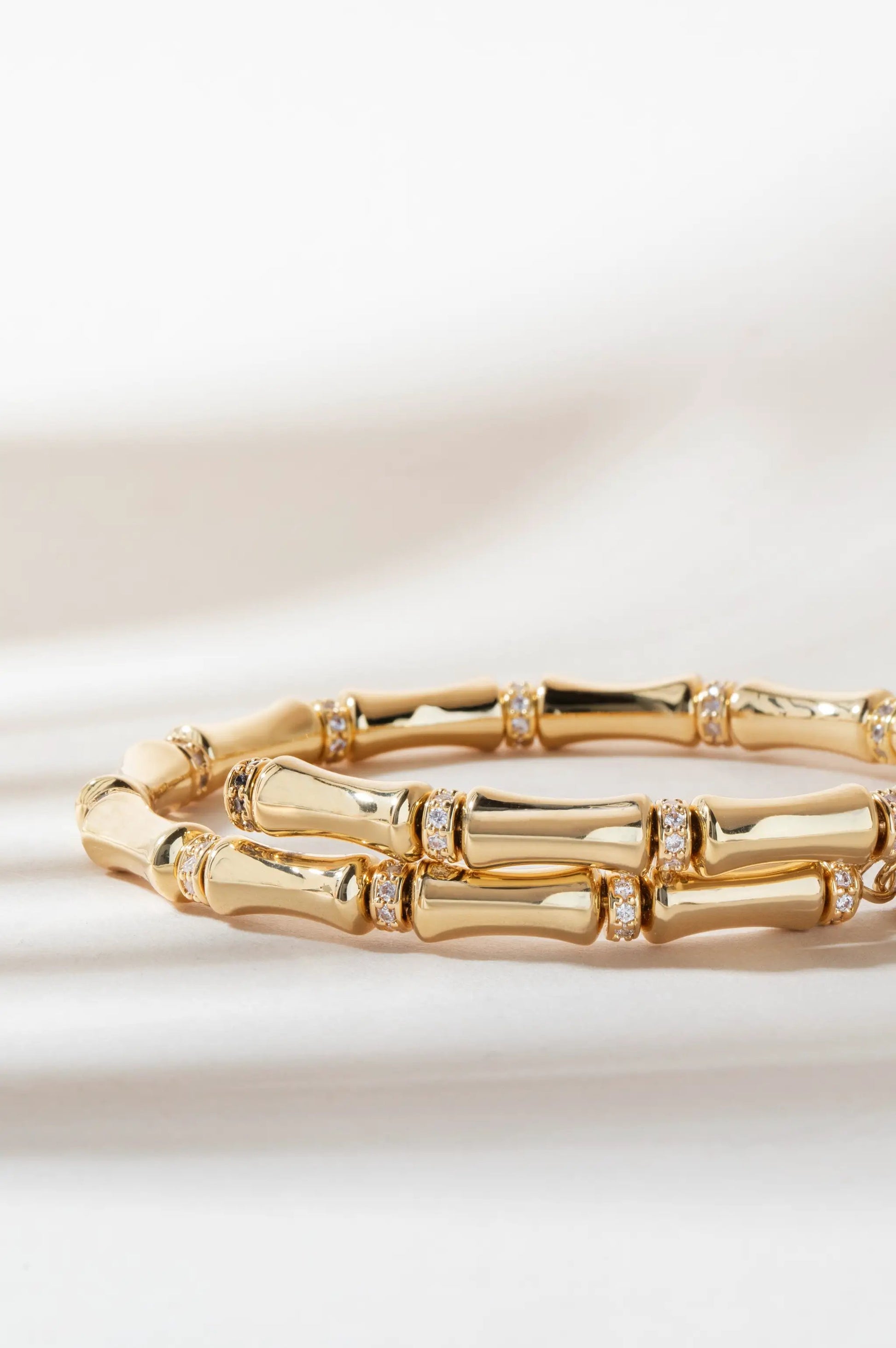 Bamboo Wrap Bracelet gold-tone with crystal accents by ALEX AND ANI on Tampa Home & Garden Store