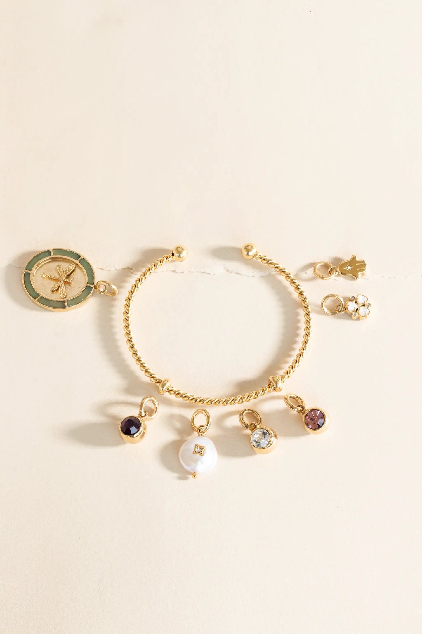 June Birthstone Interchangeable Charm Necklace