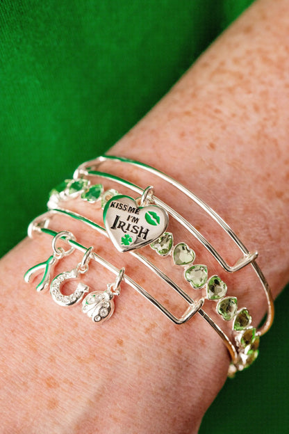 Love and Luck Multi-Charm Bangle Ladybug