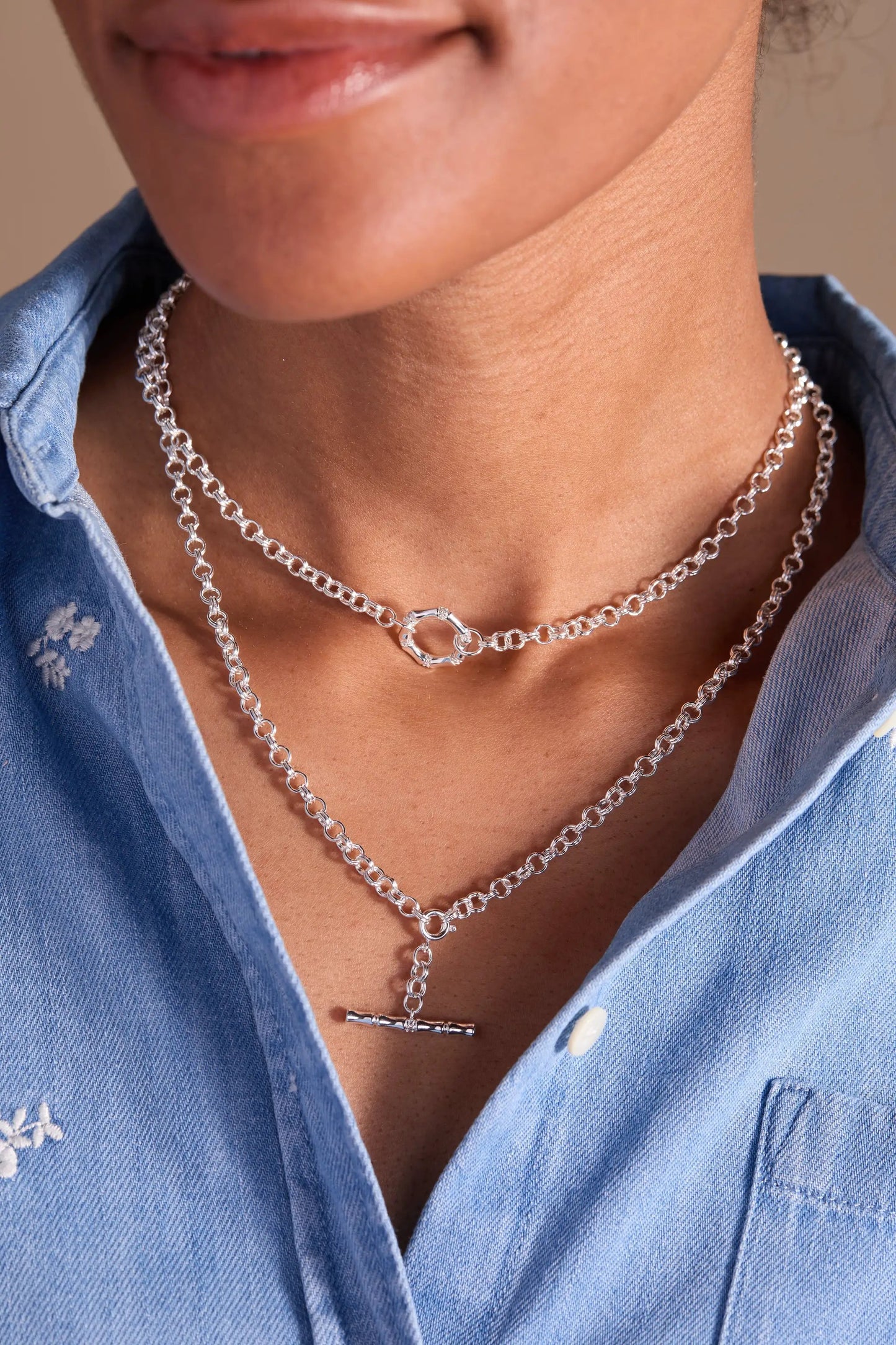 Bamboo Convertible Necklace and Bracelet