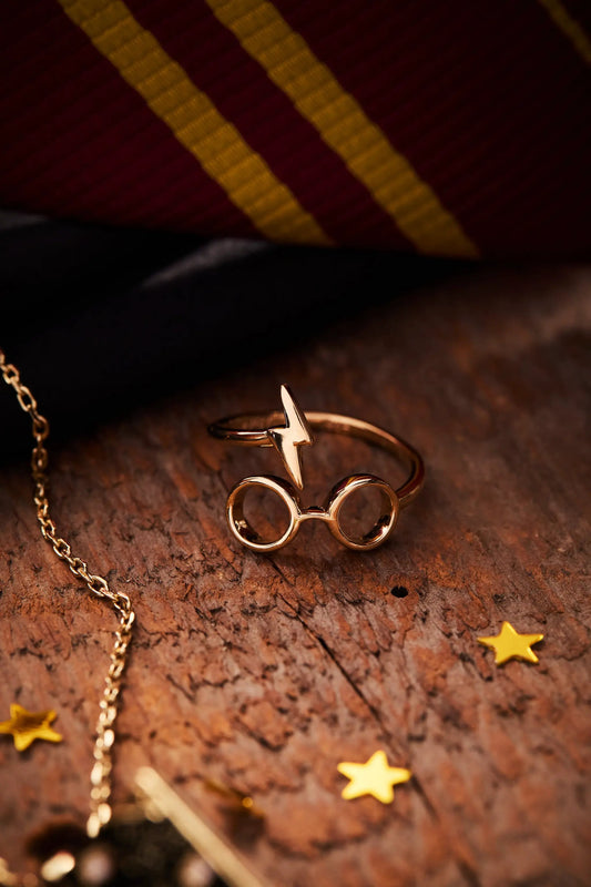 Harry Potter Glasses + Scar Ring Wrap, gold-tone by ALEX AND ANI on Tampa Home & Garden Store