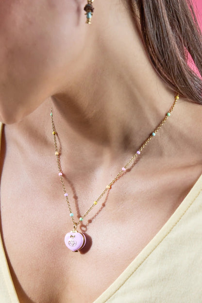 Polly Pocket House Locket Necklace with Charm