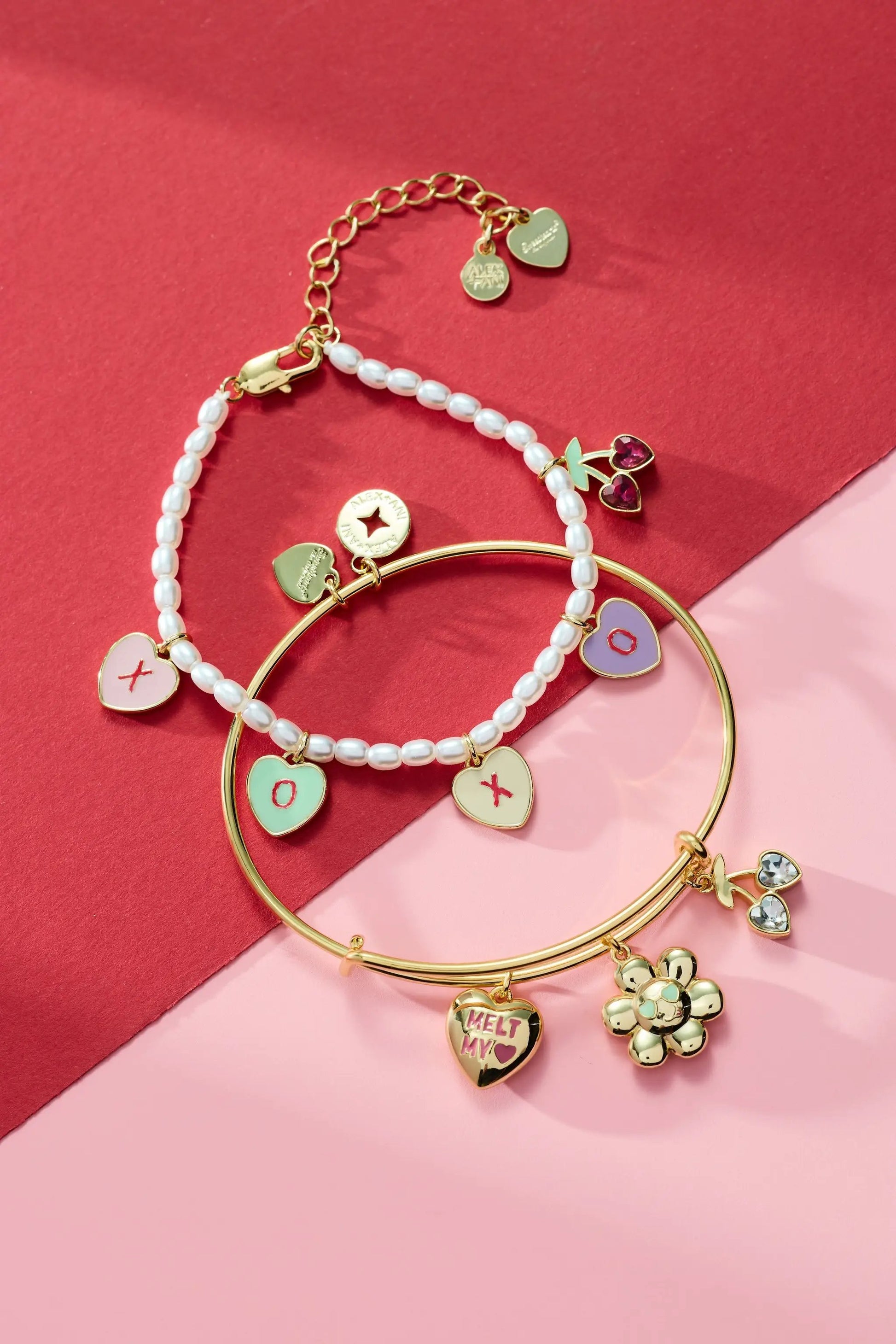 Bracelets (2): Sweethearts XOXO Heart Charm Beaded Pearl Bracelet by ALEX AND ANI on Tampa Home & Garden Store