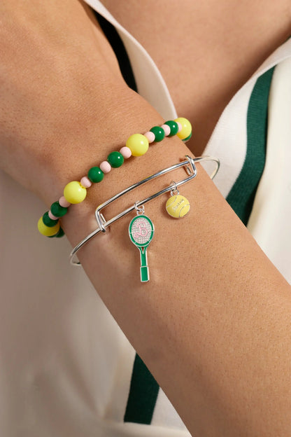Barbie Tennis Beaded Charm Bangle For Active Fans
